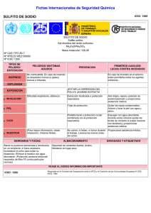 Nº CAS 7757-83-7. International Chemical Safety Cards (WHO/IPCS