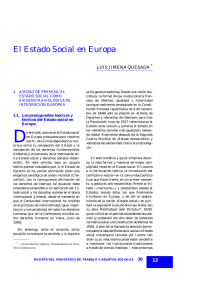 El Estado Social en Europa, Luis Jimena Quesada