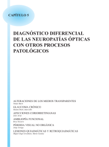 diagnóstico diferencial de las neuropatías ópticas con otros