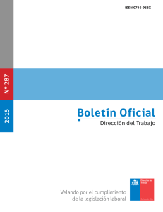 Boletín Oficial - Dirección del Trabajo