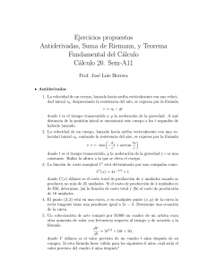Antideridadas, Suma de Riemann y Teorema Fundamental del