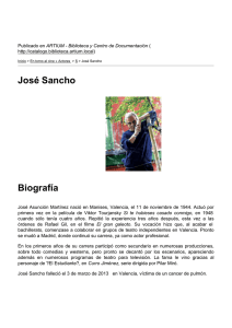 José Sancho Biografía