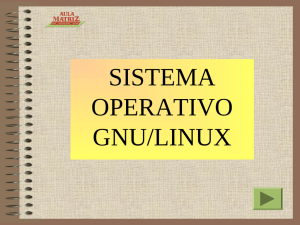 sistema operativo gnu/linux