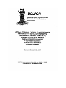 normas técnicas para la elaboración de instrumentos de manejo