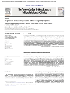 Diagnóstico microbiológico de las infecciones por Mycoplasma