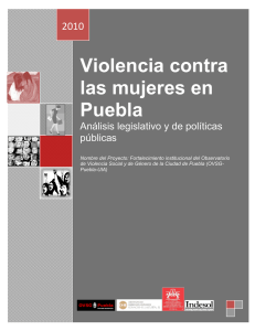 Violencia contra las mujeres en Puebla