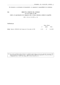 Directiva 92/80/CEE relativa a la aproximación de los impuestos