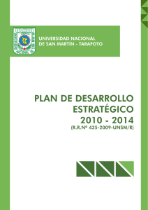 plan de desarrollo estratégico 2010 - 2014