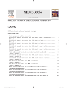 Revista Neurología 2014
