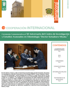 cooperación internacional - Universidad Autónoma del Estado de