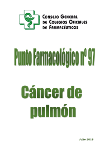cáncer de pulmón - Colegio Oficial de Farmacéuticos de Las Palmas