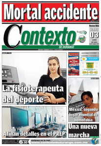 03/06/2016 - Periódico Contexto de Durango