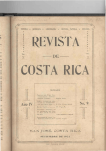 Revista de Costa Rica Temática: Historia, Literatura