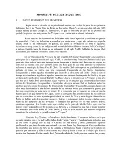 Monografía de Santa Cruz El Chol - Municipalidad de Santa Cruz El