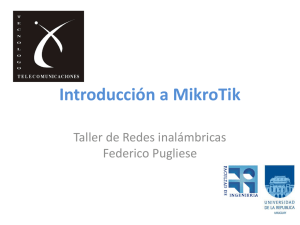 Introducción a MikroTik