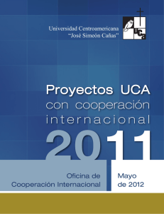 Proyectos UCA - Universidad Centroamericana José Simeón Cañas