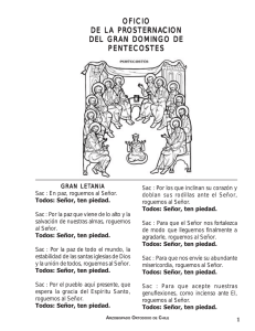 Oraci  n de Pentecost  s en PDF