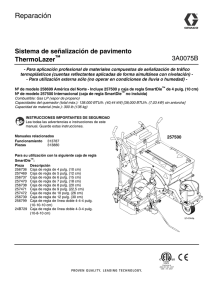3A0075B ThermoLazer 257500 Repair (Spanish)