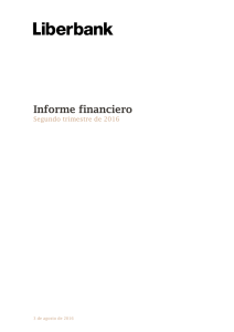 Información Financiera Segundo Trimestre 2016