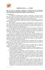ORDENANZA Nro 19/07 - Municipalidad de Villarrica