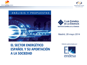 28 mayo 2014: Club Español de la Energía. Aportación del sector