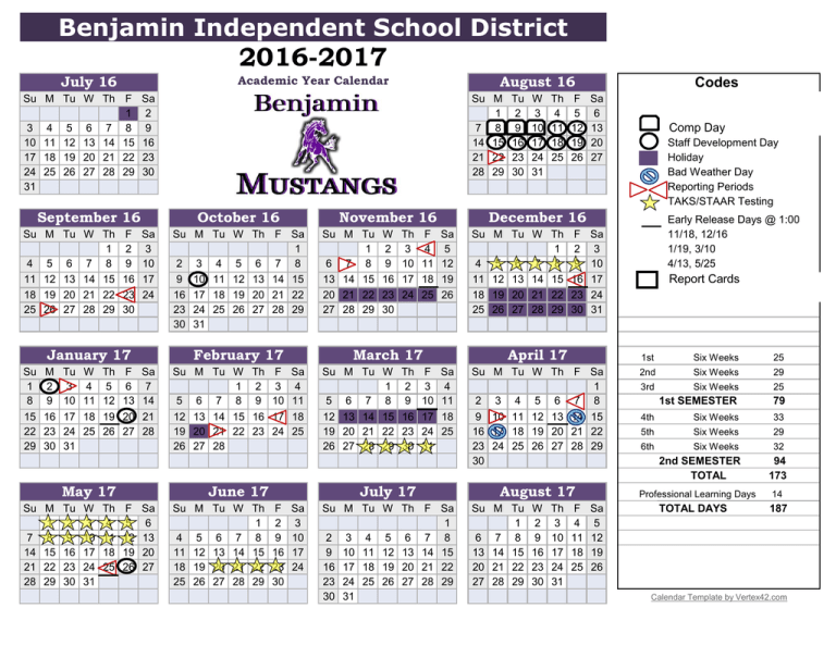 14 Month School Year Calendar Template