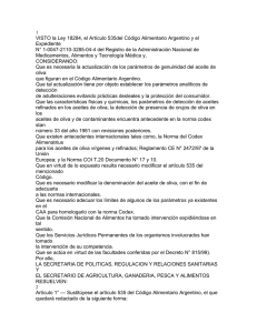 VISTO la Ley 18284, el Artículo 535del Código Alimentario