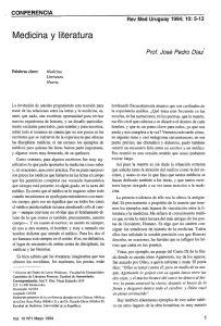 Medicina y literatura - Revista Médica del Uruguay