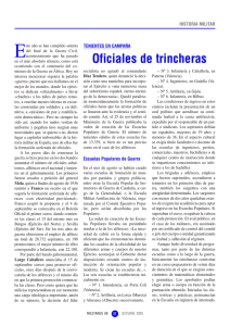 Oficiales de trincheras - Asociación de militares españoles AME