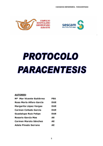 Protocolo paracentesis