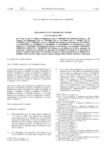 REGLAMENTO (CE) No 885/2004 DEL CONSEJO de 26