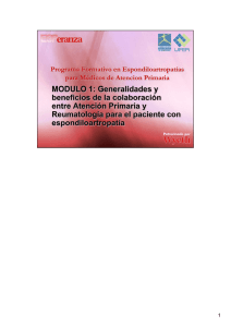 Generalidades - Sociedad Española de Reumatología