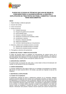 Pliego clausulas técnicas - Ayuntamiento de Cabezón de la Sal
