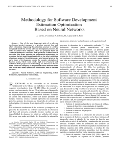 Methodology for Software Development Estimation Optimization