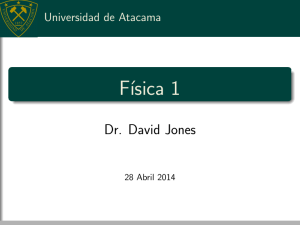 Física 1 - Dr David jones