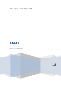 XAJAX - Sitio Libre