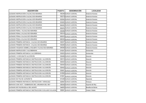 vacantes concurso madrid -2013- auxilio