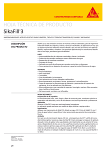 Sikafill 3 - Sika Ecuatoriana
