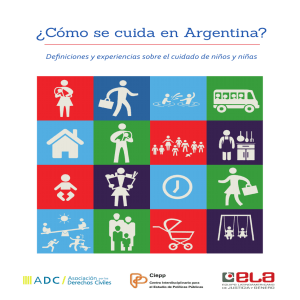 ¿Cómo se cuida en Argentina? - El Cuidado en la Agenda Pública