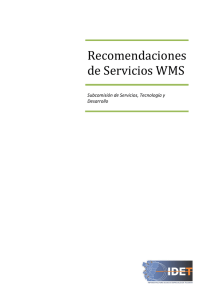 Recomendaciones de Servicios WMS