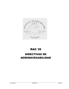 RAC 39 - autoridad de aviacion civil