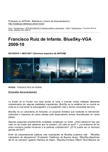 Francisco Ruiz de Infante. BlueSky-VGA 2009-10