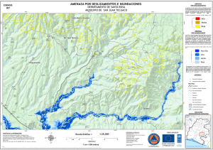 amenaza por deslizamientos e inundaciones