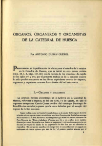 ORGANOS, ORGANEROS Y ORGANISTAS DE LA CATEDRAL DE