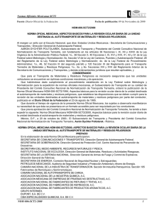Normas Oficiales Mexicanas SCT2 NOM-006-SCT2