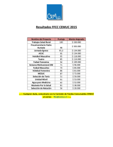 Resultados FFCC CEMUC 2015