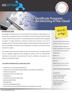 Certificate Program: Architecting in the Cloud