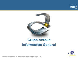 Grupo Antolin Información General