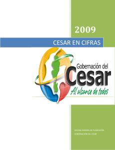 Cesar en cifras 2009