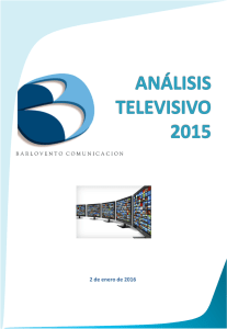 Análisis televisivo 2014 - Barlovento Comunicación